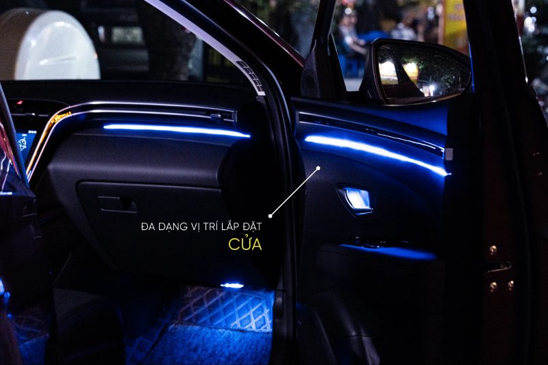 đèn led nội thất xe hơi