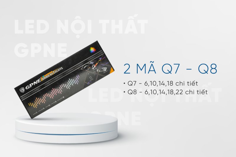 đèn led xe hơi ô tô trang trí nội thất